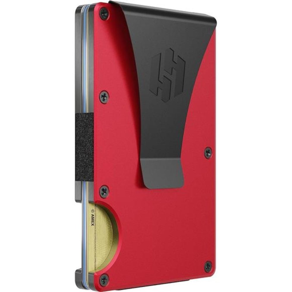 Slim Wallet For Men - RFID Blocking Wallet For Men - Metal Wallet w/ Money Clip